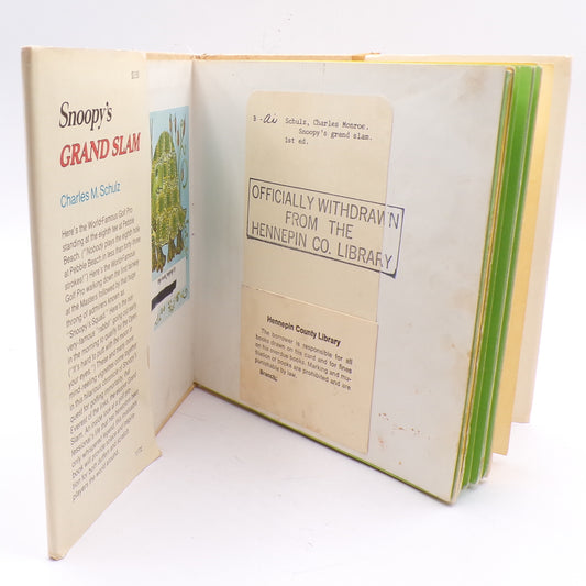 1972 Snoopy's Grand Slam HC w/DJ 1st Edition/1st Print Mint