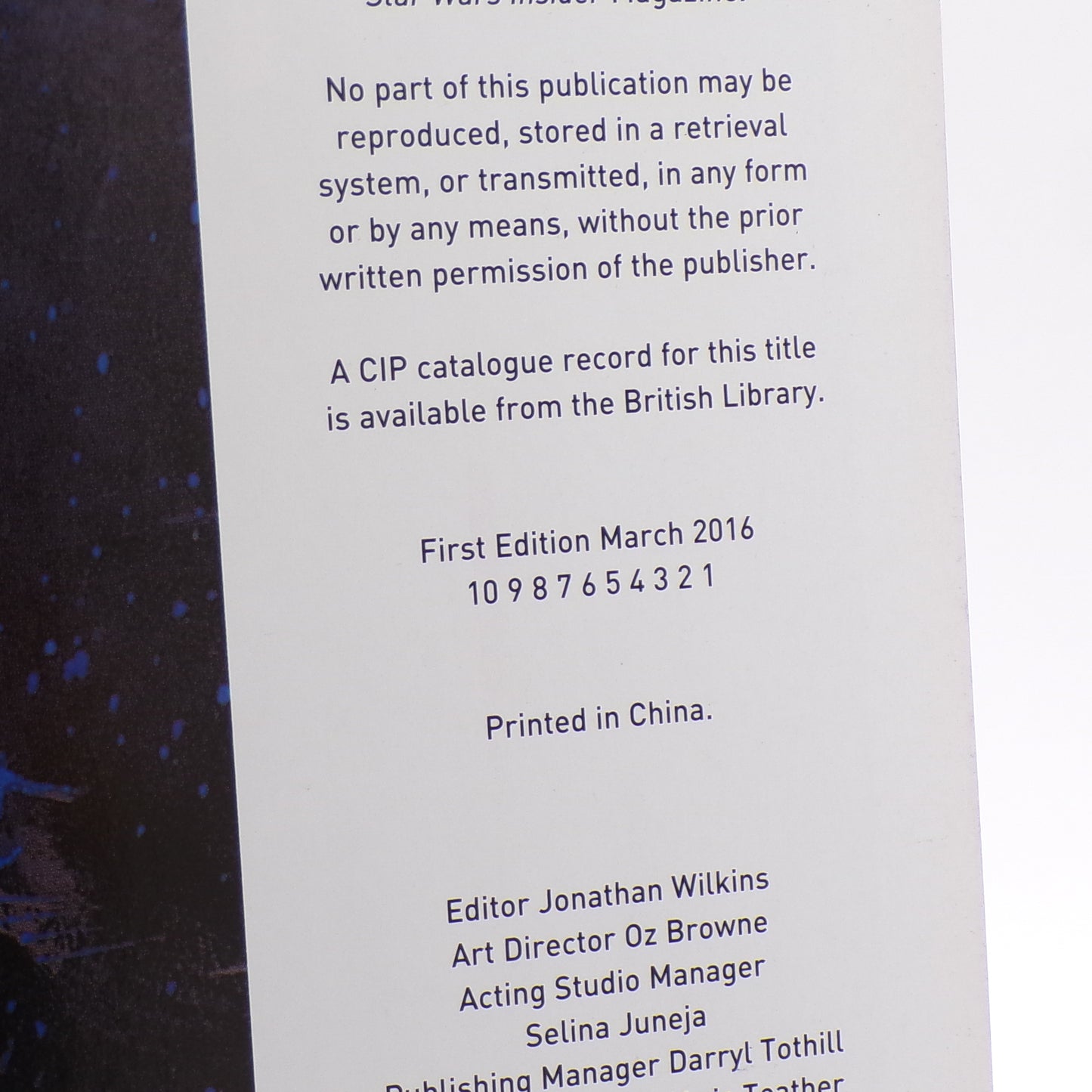 2016 Best of Star Wars Insider Vol. 1 + 2 - First Print/Edition Mint