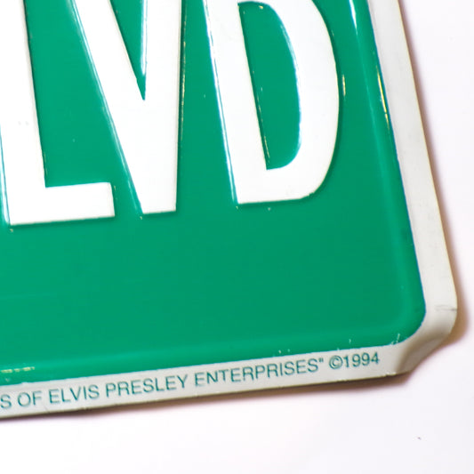 Authentic 1994 Elvis Presley Blvd 24" x 5" Metal Street Sign Graceland Memphis