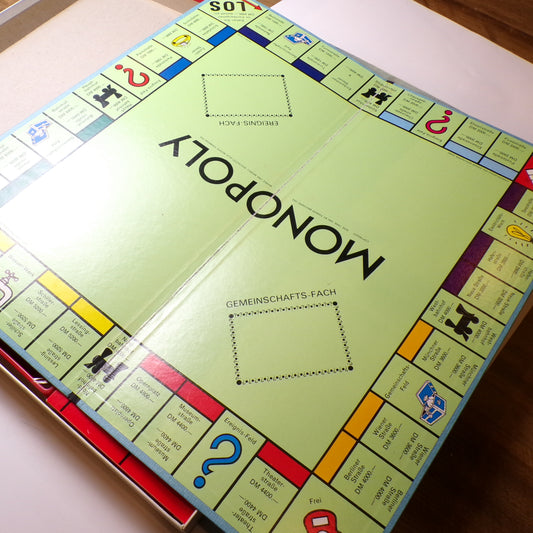 Complete 1961 German Monopoly Parker Spiele Board Game Ex Condition