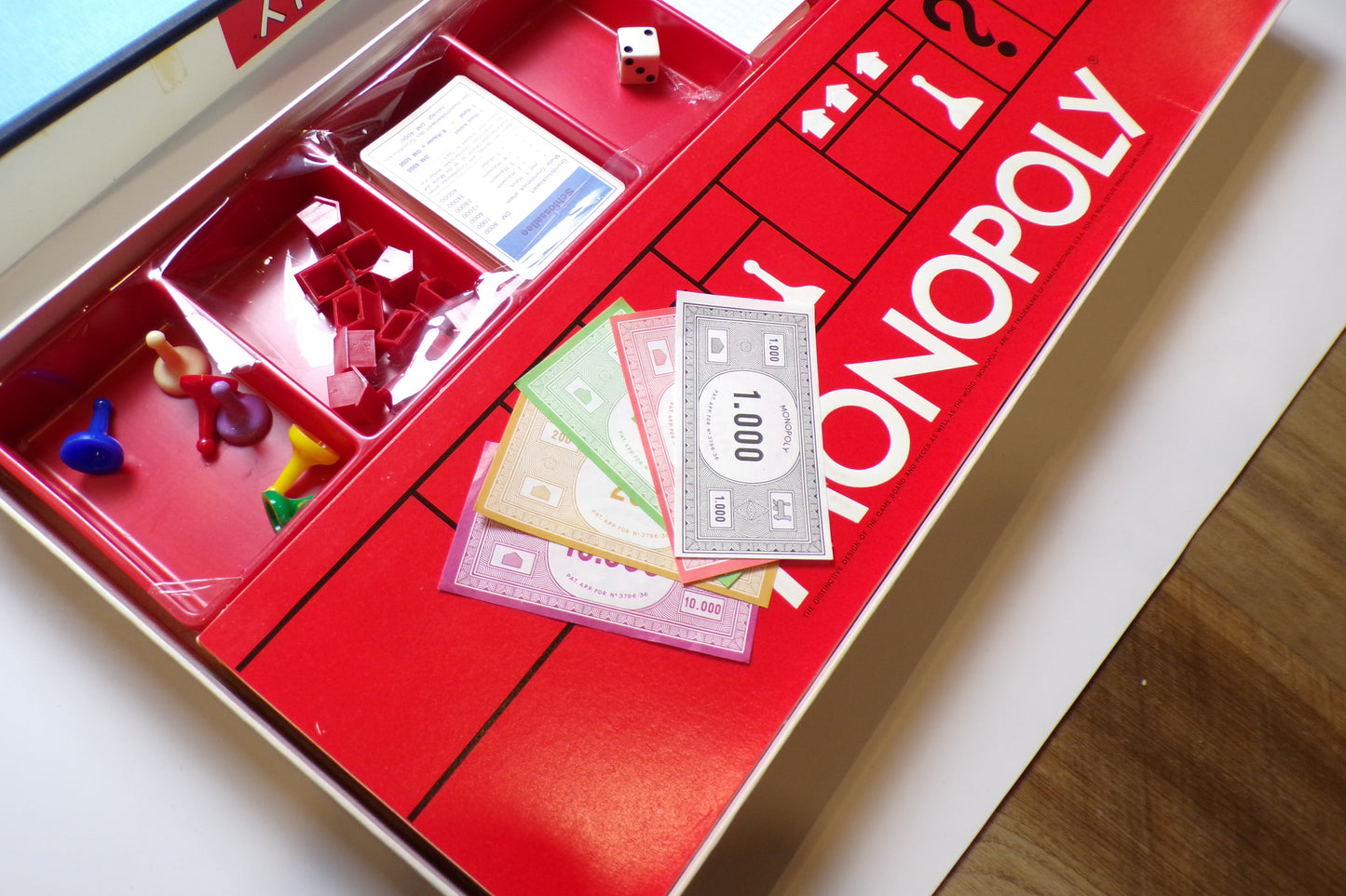 Complete 1961 German Monopoly Parker Spiele Board Game Ex Condition