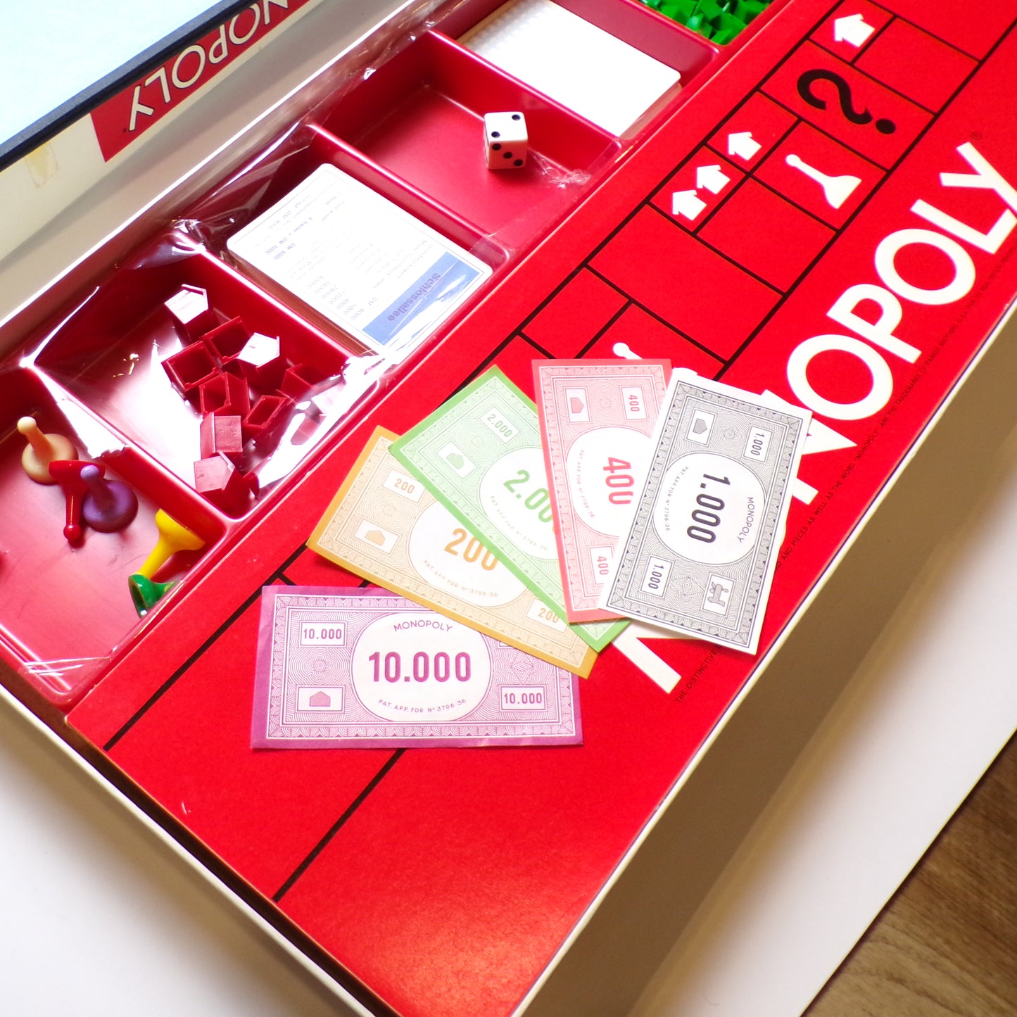 Complete 1961 German Monopoly Parker Spiele Board Game Ex Condition