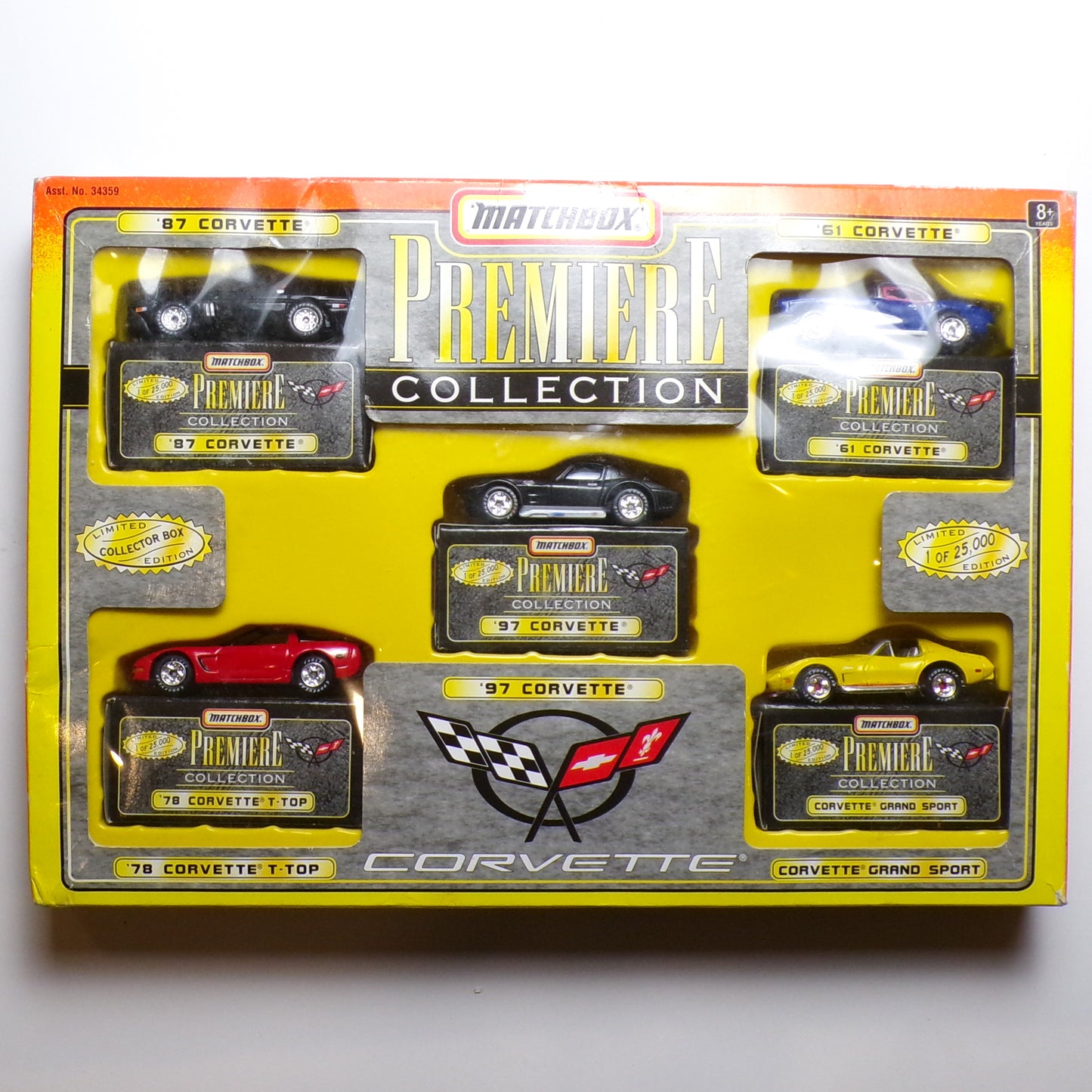 1997 Matchbox Premiere Collection Corvette LE #/25k Die-Cast Car 5-Pack