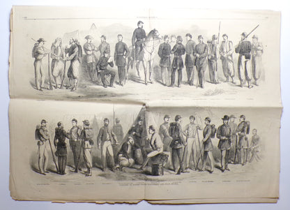 Original Harper's Weekly, New York, Battle of Springfield 8/31/1861