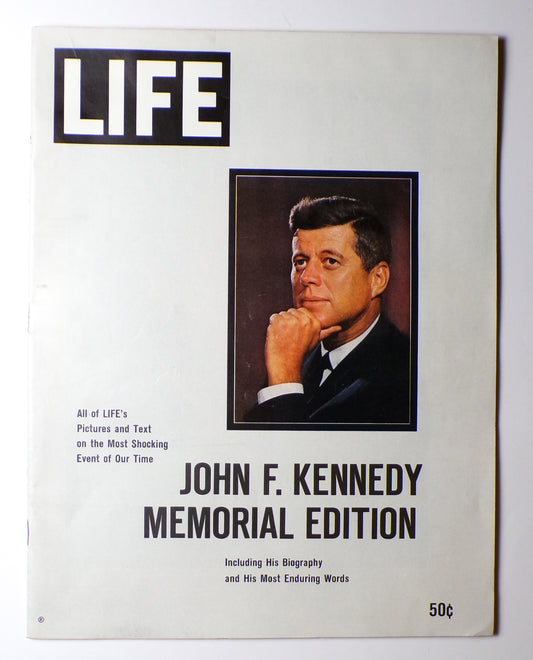 1963 Life Magazine John F. Kennedy Memorial Edition Issue - Like New