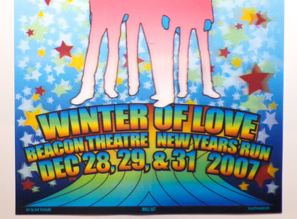 2007 3D Gov't Mule Winter Love New Years Eve Beacon Theatre 12" x 19" Poster