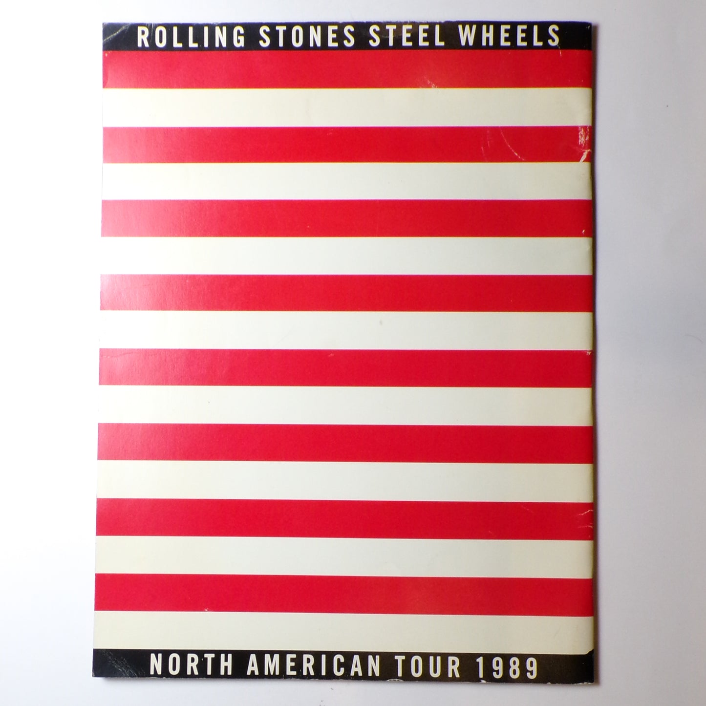 Rolling Stones Steel Wheels 1989 North American Tour Concert Program Mint