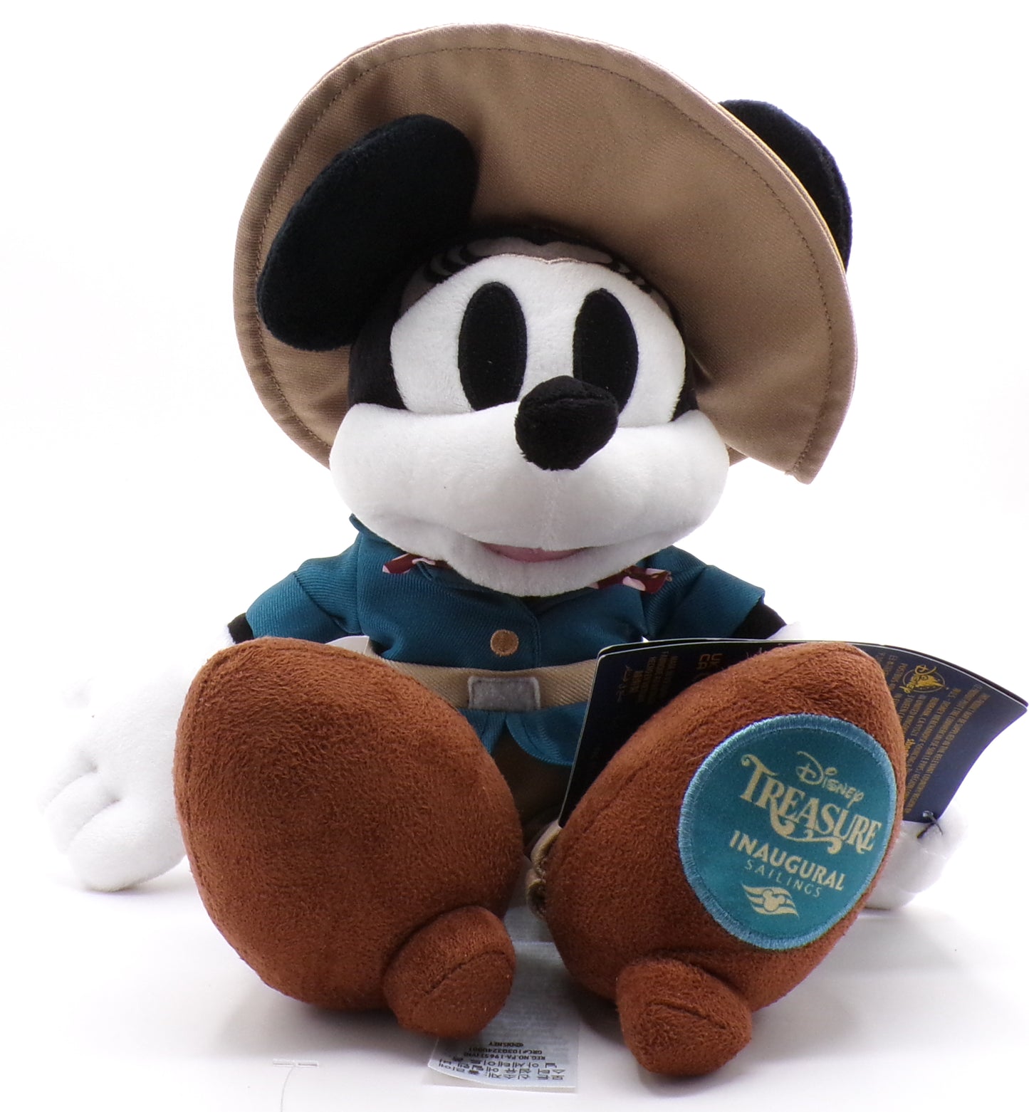 Disney Parks Cruise Line DCL Treasure Inaugural Sailing Minnie Mouse Plush NWT