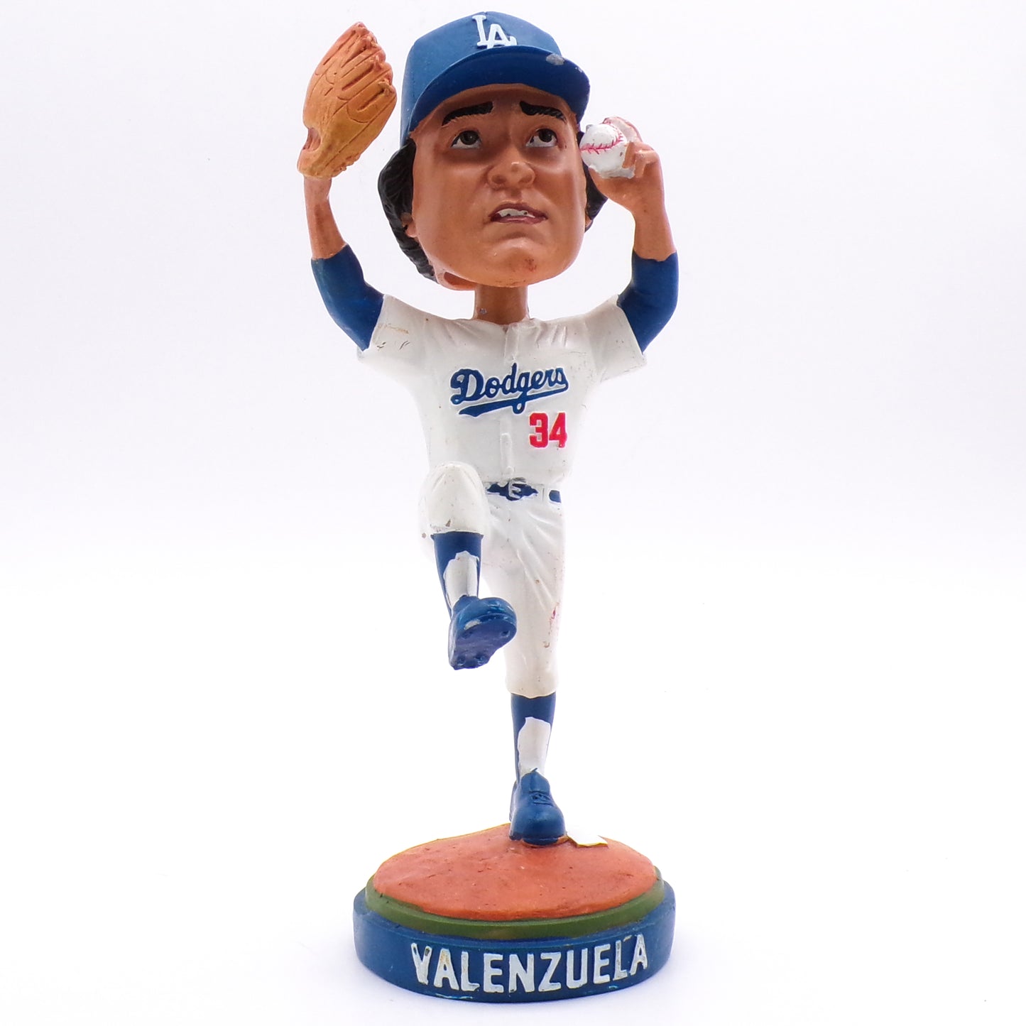2006 Fernando Valenzuela LA Dodgers El Toro Blue Base Promo Bobblehead