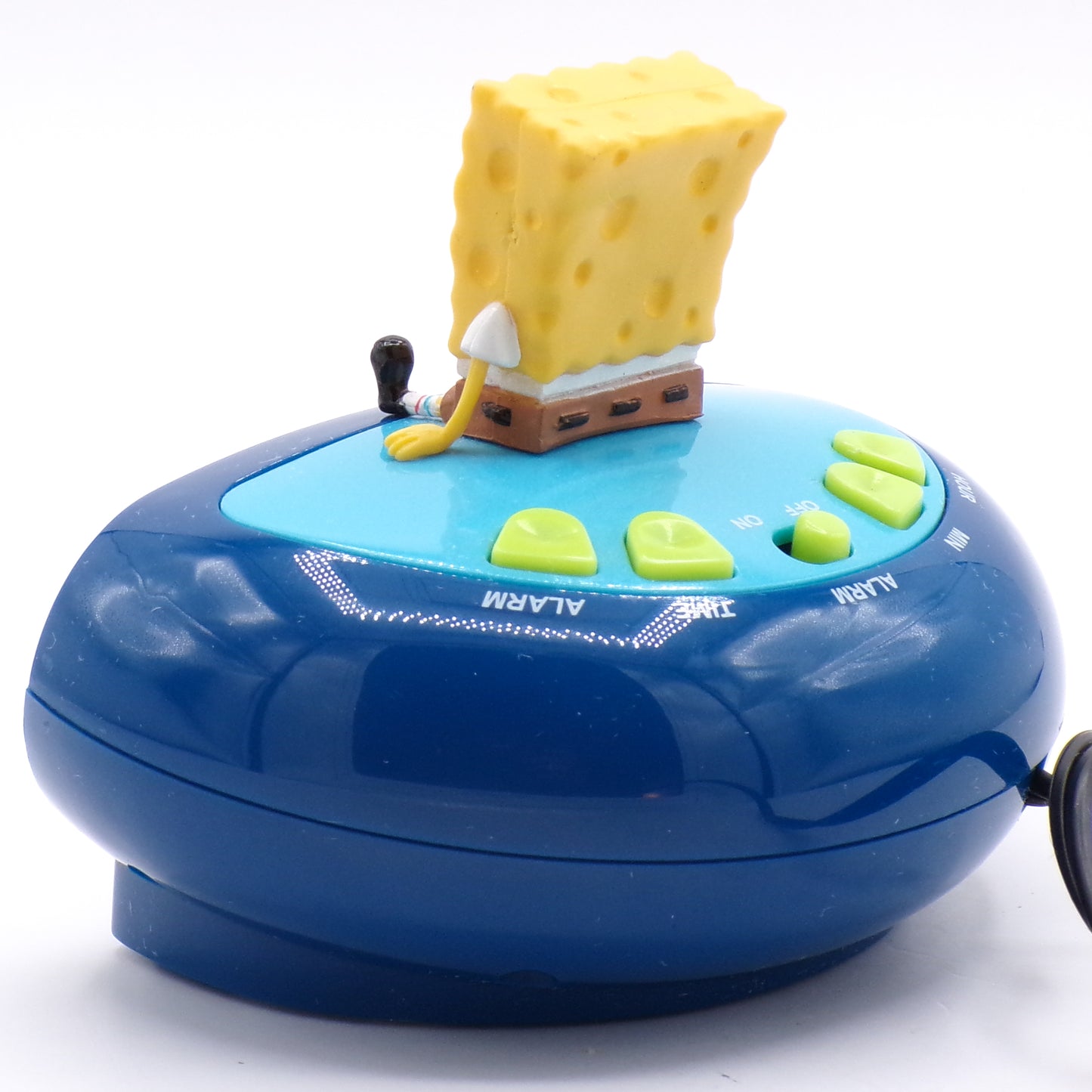 Vintage 2004 Spongebob Squarepants LED Digital Alarm Clock Tested