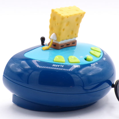 Vintage 2004 Spongebob Squarepants LED Digital Alarm Clock Tested