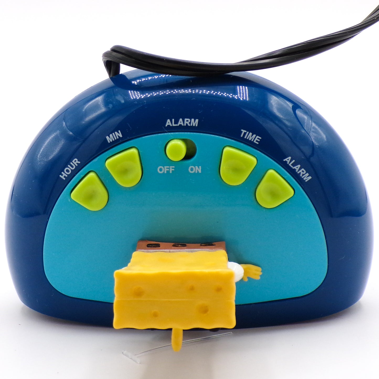 Vintage 2004 Spongebob Squarepants LED Digital Alarm Clock Tested