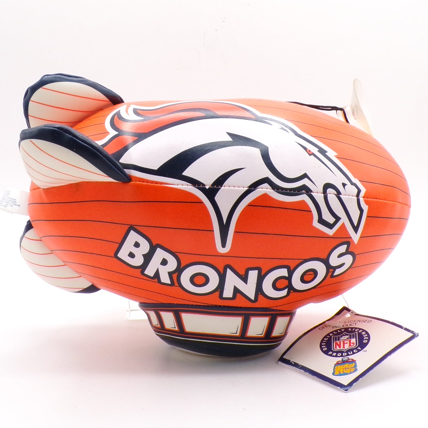 Vintage 1999 Denver Broncos Good Stuff Blimp Collectible Window Cling NWT