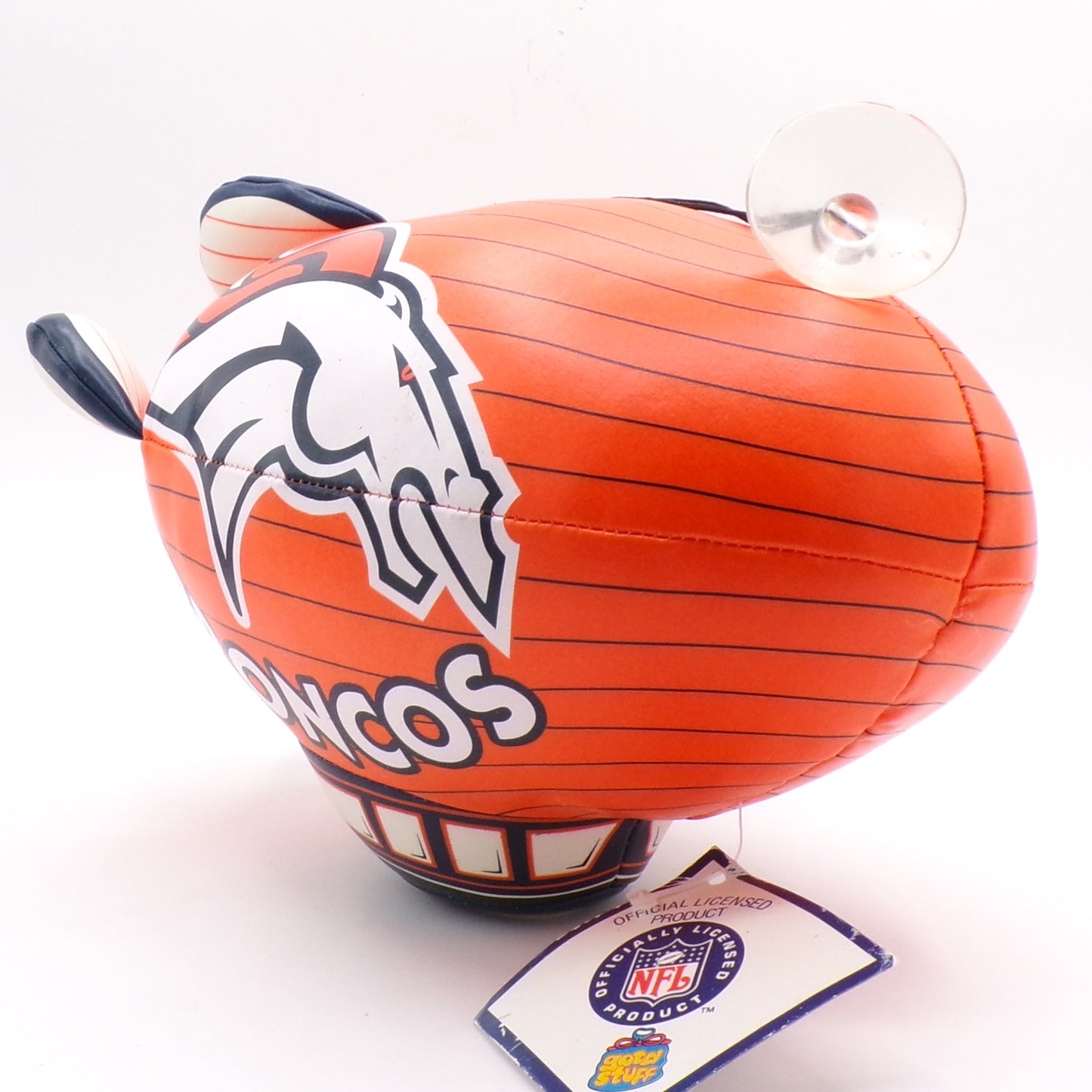 Vintage 1999 Denver Broncos Good Stuff Blimp Collectible Window Cling NWT