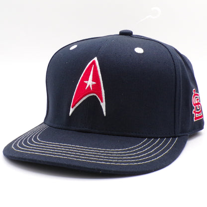 St. Louis Cardinals Star Trek Logo Combo Adjustable Baseball Hat New