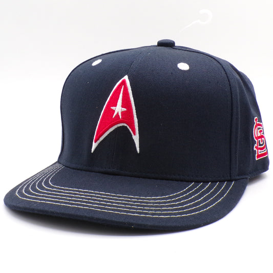 St. Louis Cardinals Star Trek Logo Combo Adjustable Baseball Hat New