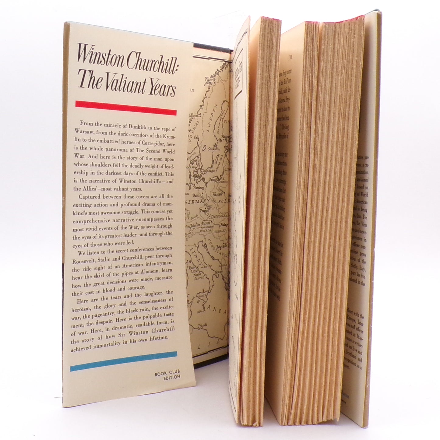 1962 Winston Churchill The Valiant Years BC Edition Hardcover w/DJ Mint