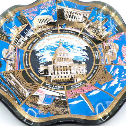 5" Bicentennial 1776-1976 Washington DC Decorative Collectible Plate/Ashtray
