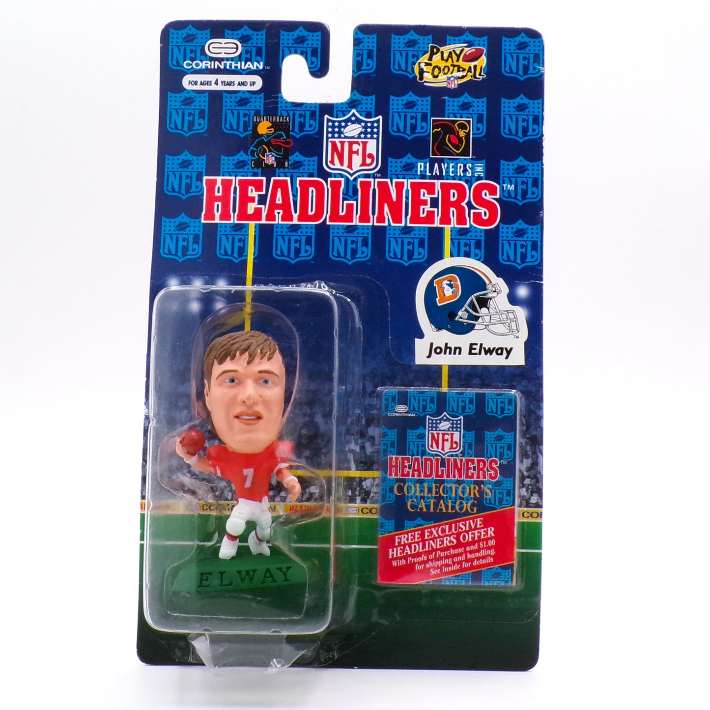 1996 John Elway Denver Broncos Corinthian NFL Headliners Figure NIB