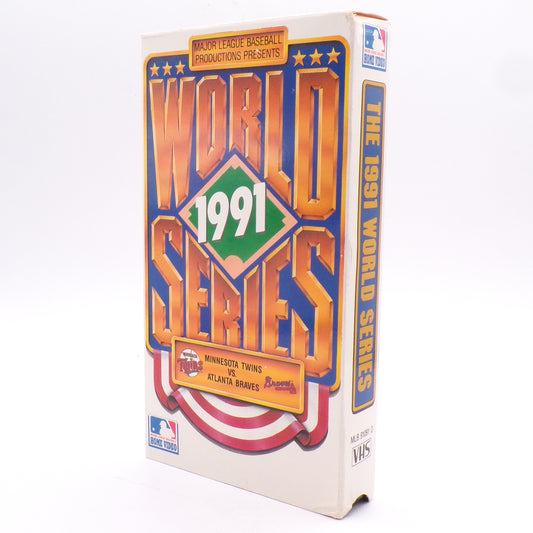 1991 World Series Highlights MN Twins vs Atlanta Braves VHS Home Video