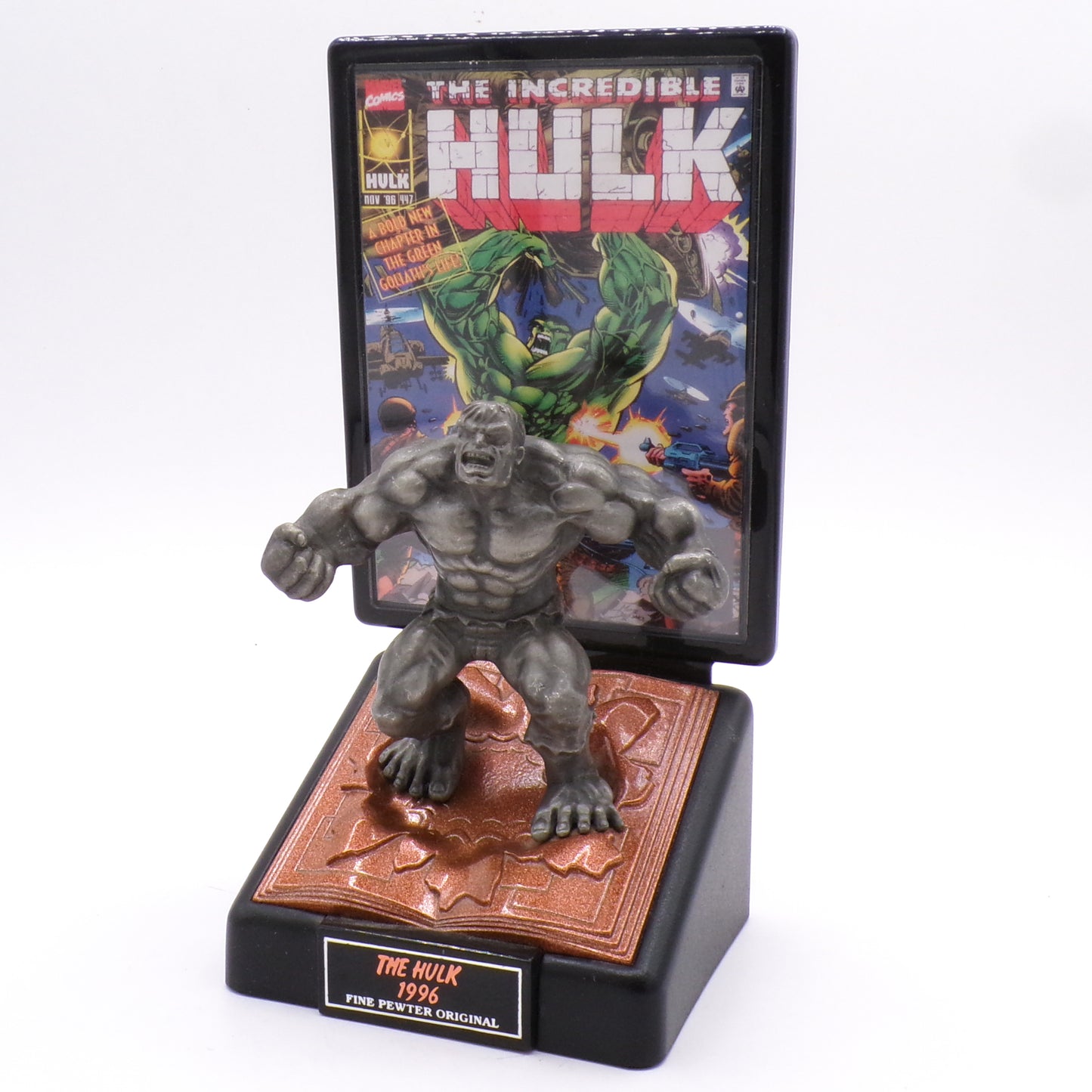 1996 Comic Book Champions Incredible Hulk Pewter Figure Marvel Limited Edition