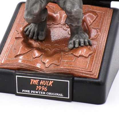 1996 Comic Book Champions Incredible Hulk Pewter Figure Marvel Limited Edition