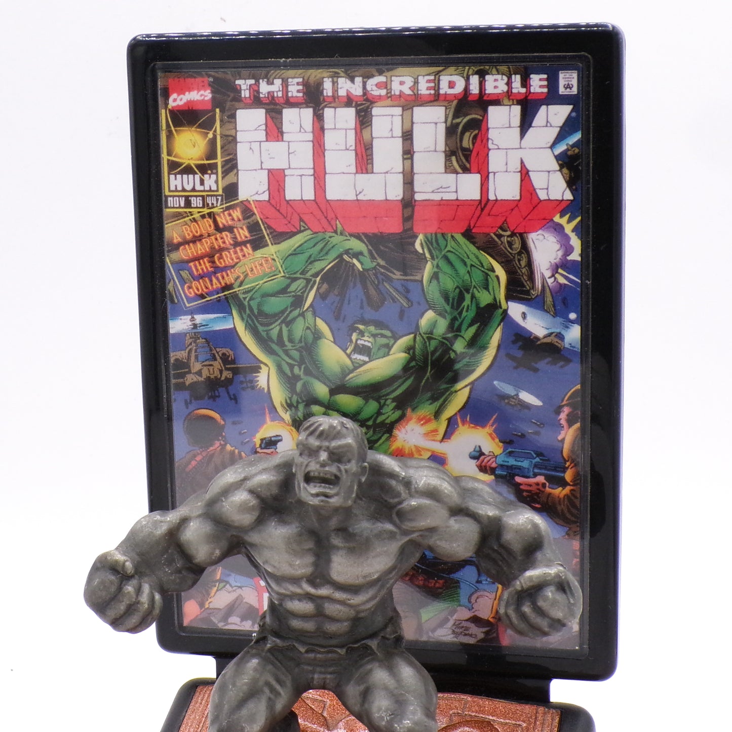 1996 Comic Book Champions Incredible Hulk Pewter Figure Marvel Limited Edition