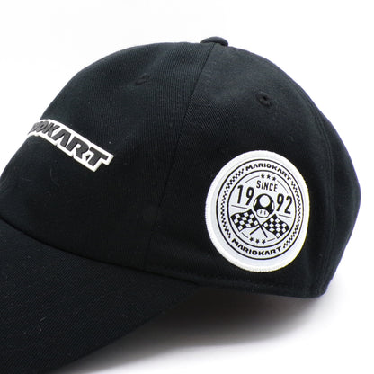 Official Nintendo Seal Mariokart Since 1992 Patch Black Hat w/Graphic Interior