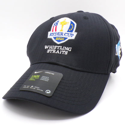 Black 2020 Nike Legacy91 Ryder Cup Whistling Straits Adjustable Dri-Fit Hat