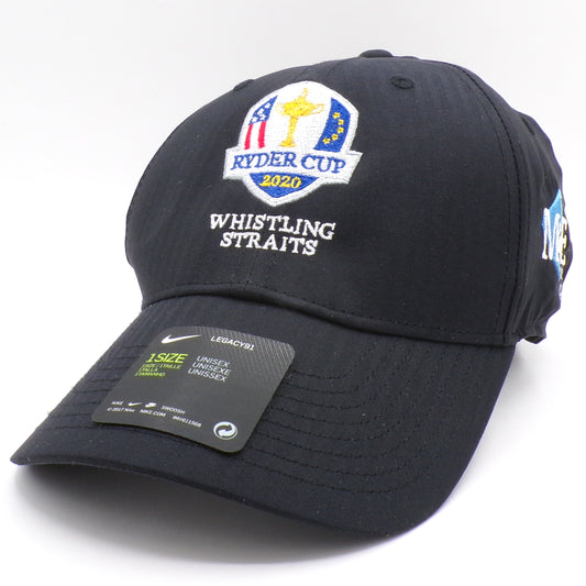 Black 2020 Nike Legacy91 Ryder Cup Whistling Straits Adjustable Dri-Fit Hat