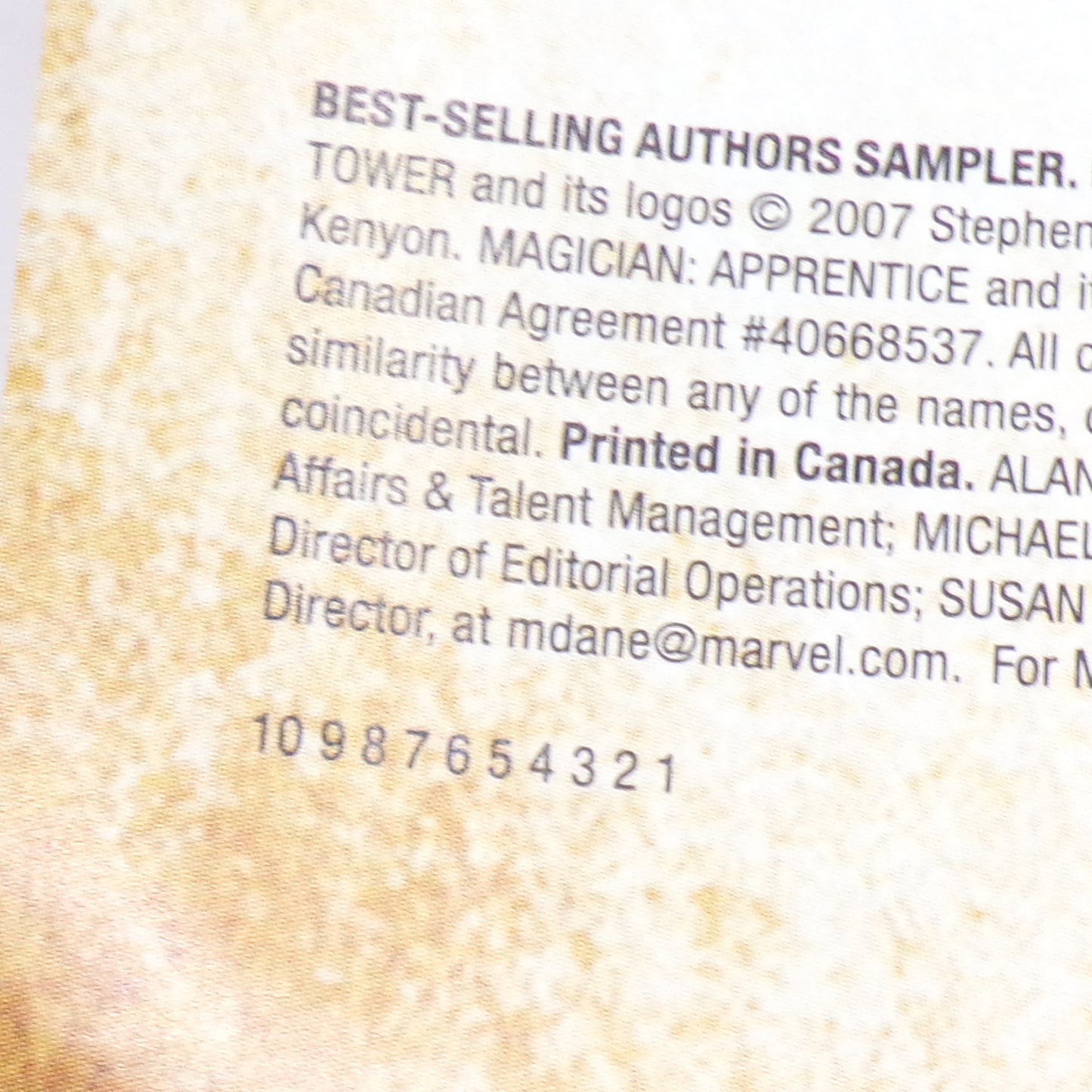2008 Marvel's BSA Stephen King The Dark Tower Comic Book 1st Print Mint