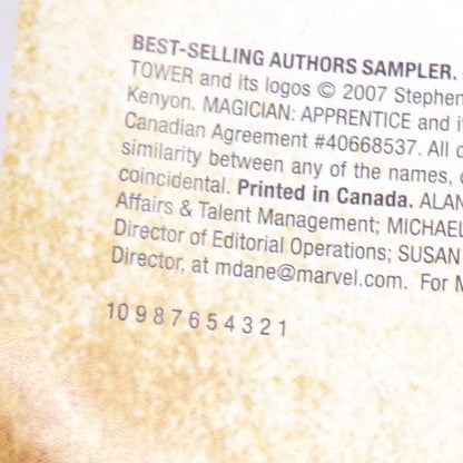 2008 Marvel's BSA Stephen King The Dark Tower Comic Book 1st Print Mint