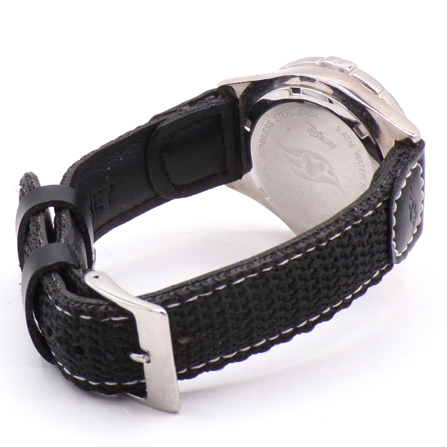 RARE Silver Disney Cruise Line 38mm Water Resistant Watch w/Woven Band New