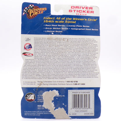 Rare 2001 Jurassic Park Tony Stewart #20 1:64 Scale Winner's Circle Race Car NIB