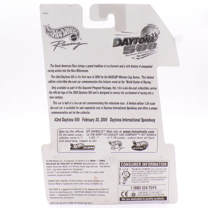 Hot Wheels Racing 2000 NASCAR Daytona 500 Promo Car Pontiac Grand Prix NIB