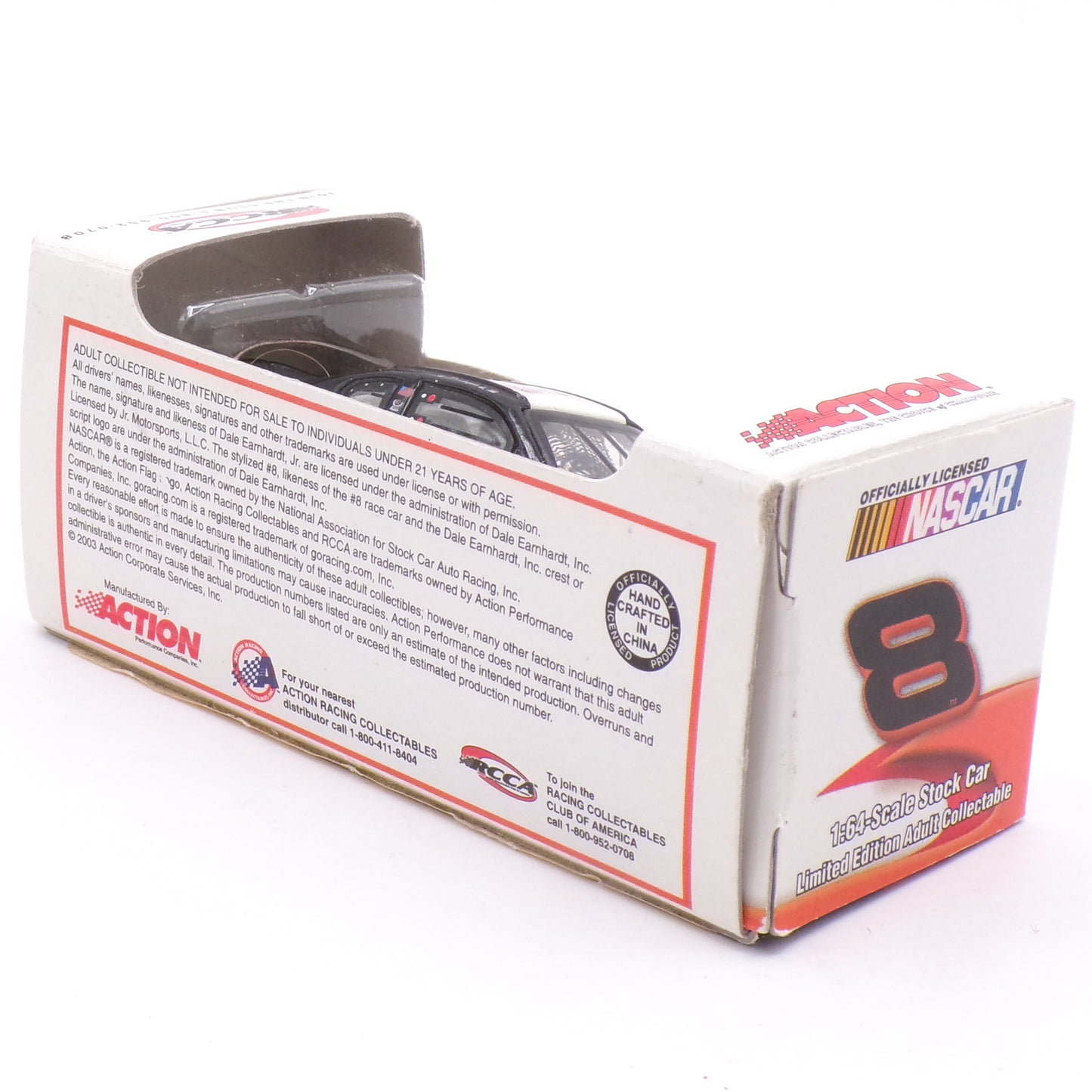 2003 Dale Earnhardt Jr. #8 Action Racing Collectables 1:64 Scale Stock Car NIB
