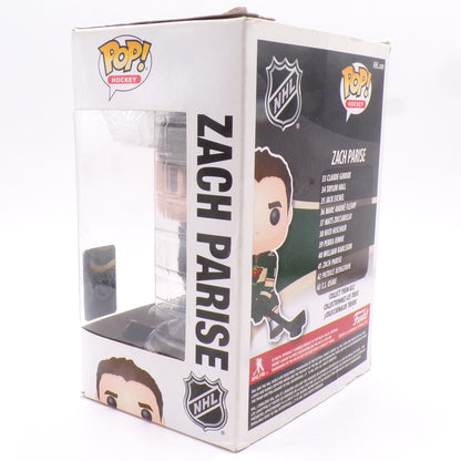 Funko Pop! Hockey Zach Parise #41 MN Wild Green Jersey Vinyl Figure w/Protector