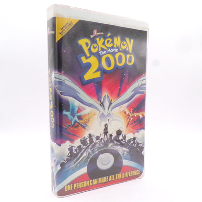 Pokemon The Movie: 2000 VHS Cassette Tape in Clamshell w/Bonus Footage