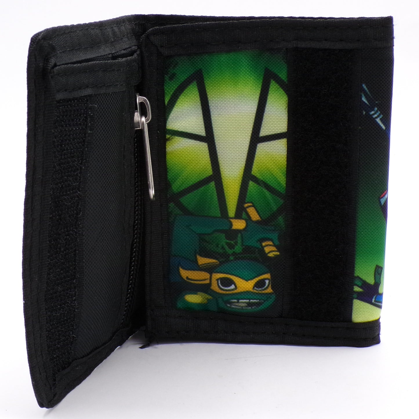 Classic Teenage Mutant Ninja Turtles TMNT Shell Shocked Velcro Bi-Fold Wallet
