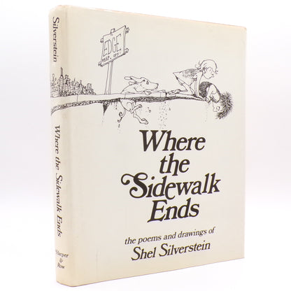 1974 Where the Sidewalk Ends Shel Silverstein 1st Edition HC w/DJ Book