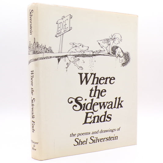 1974 Where the Sidewalk Ends Shel Silverstein 1st Edition HC w/DJ Book