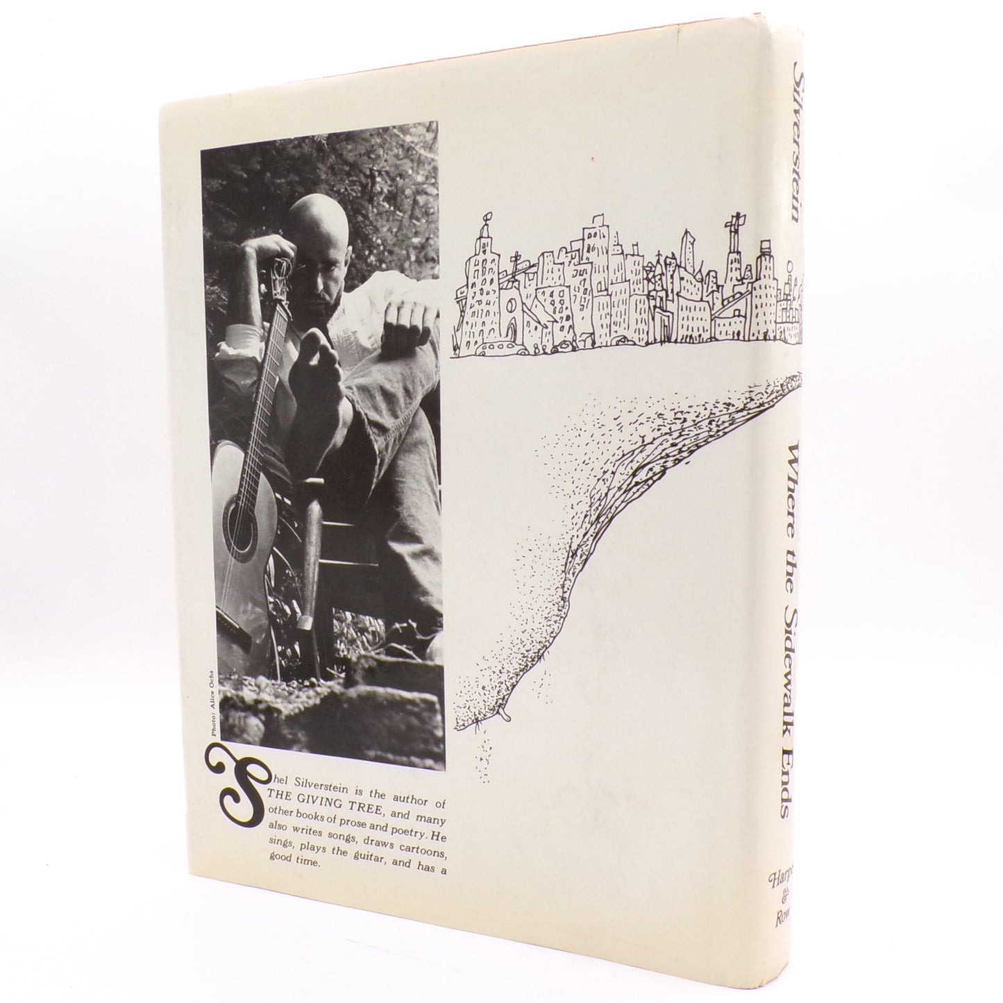 1974 Where the Sidewalk Ends Shel Silverstein 1st Edition HC w/DJ Book