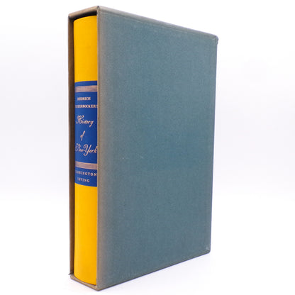 Mint 1940 D. Knickerbocker's History of New York Washington Irving HC w/Slip Cover