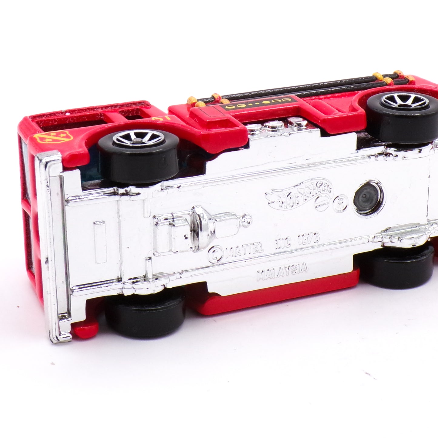 1976 Hot Wheels Chrome #51 Fire-Eater Diecast Fire Truck