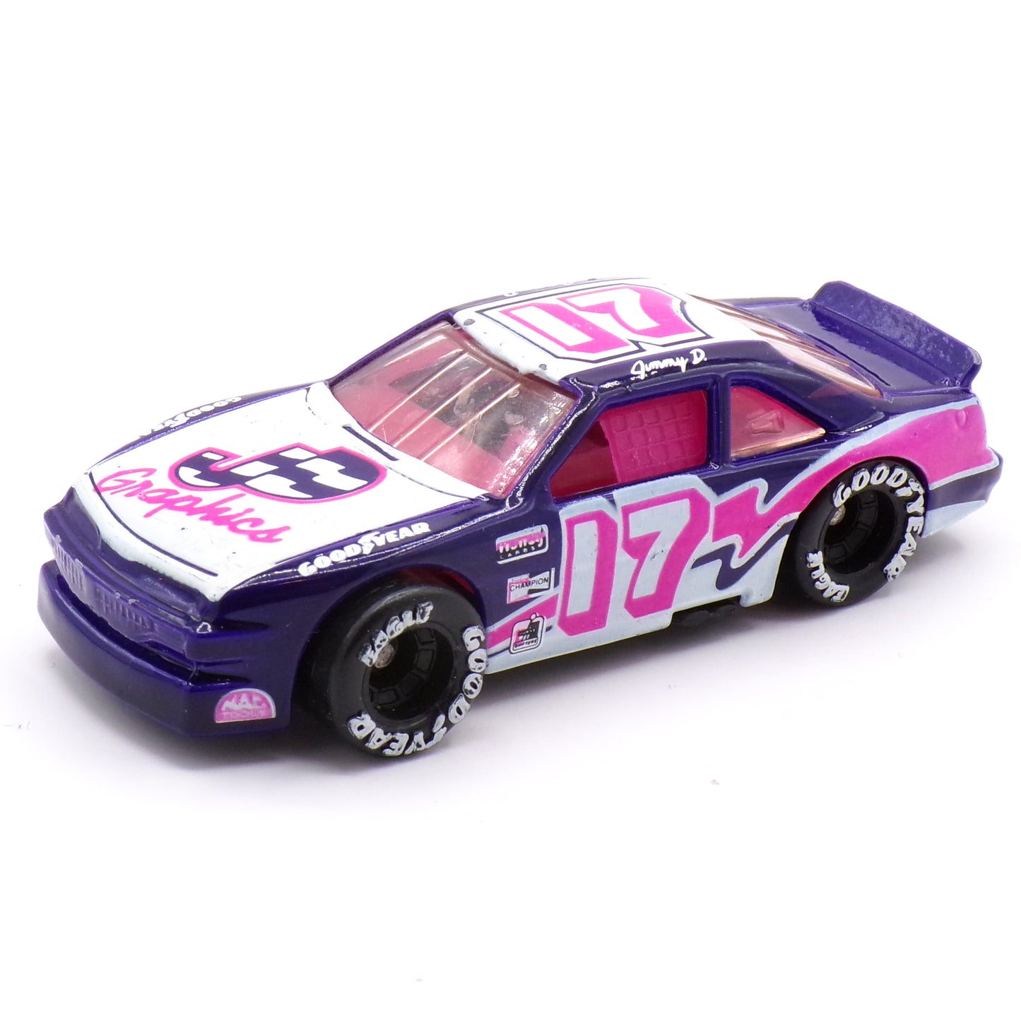 Rare 1992 Matchbox Grand Prix JD Graphics #17 Die Cast Stock Car Thailand