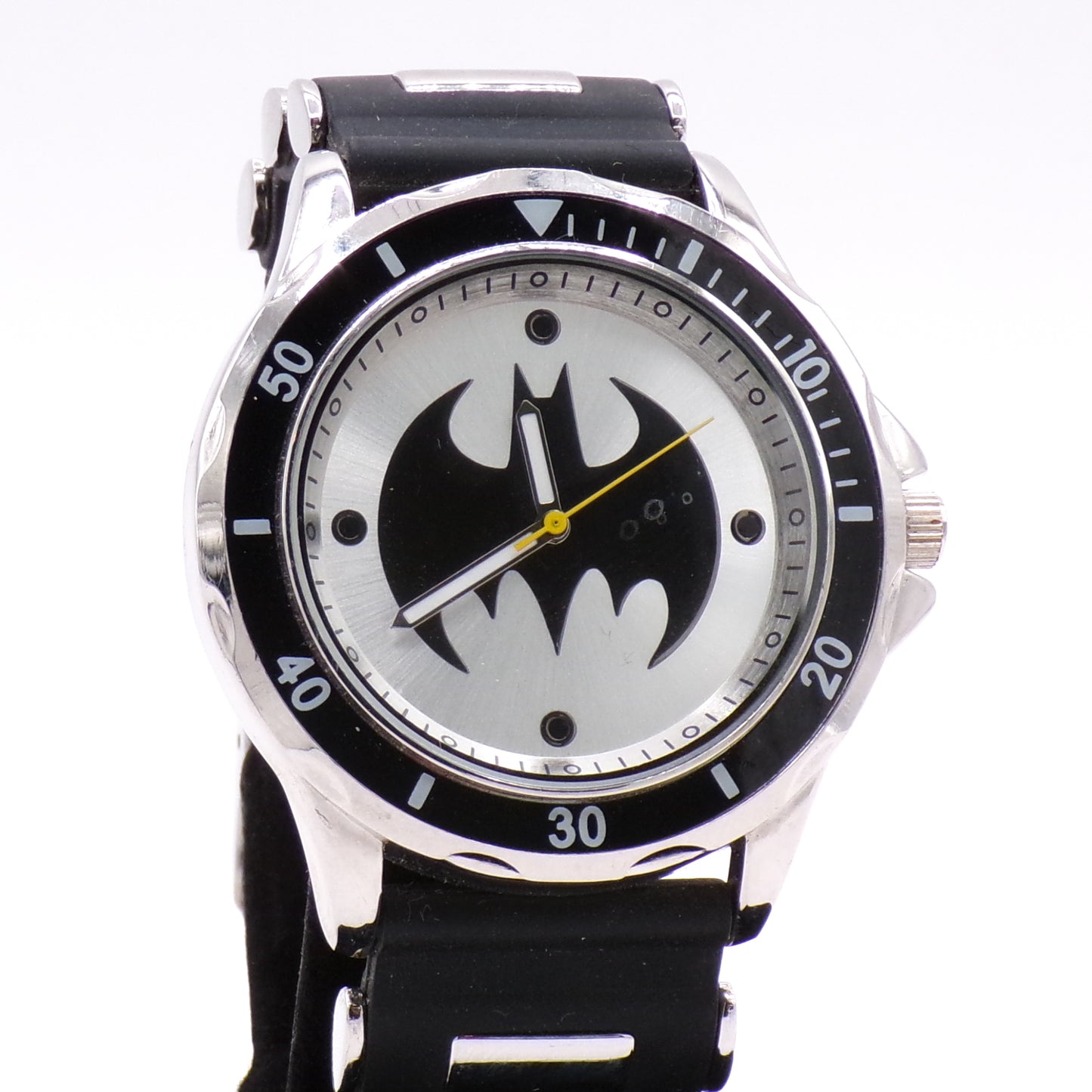 Accutime DC Batman Men's Analog Wristwatch BAT9062 w/Rubber Strap New