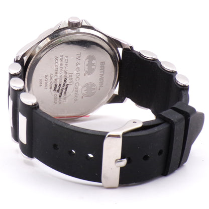 Accutime DC Batman Men's Analog Wristwatch BAT9062 w/Rubber Strap New