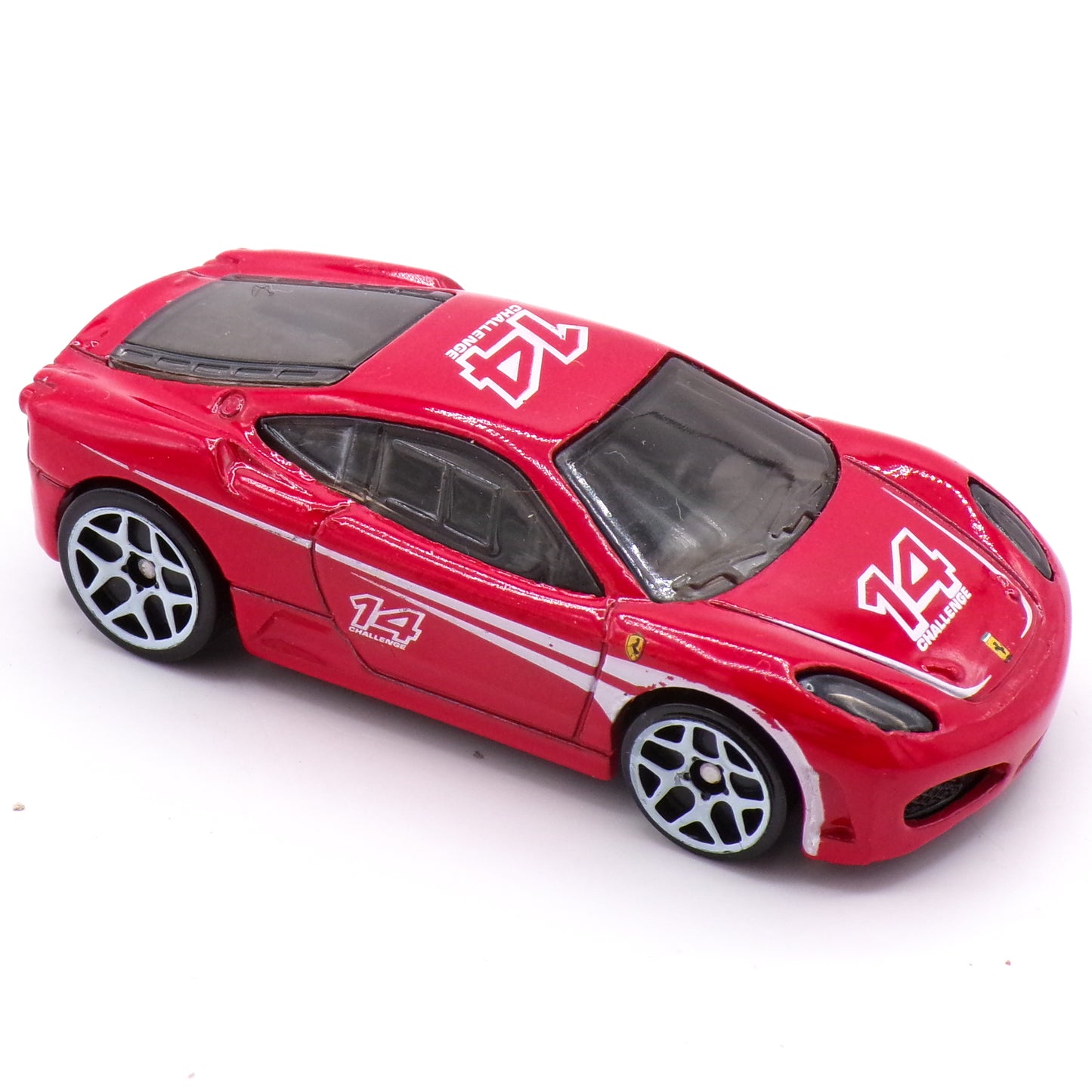 Red Hot Wheels Ferrari F430 Challenge #14 Die Cast Stock Car Malaysia