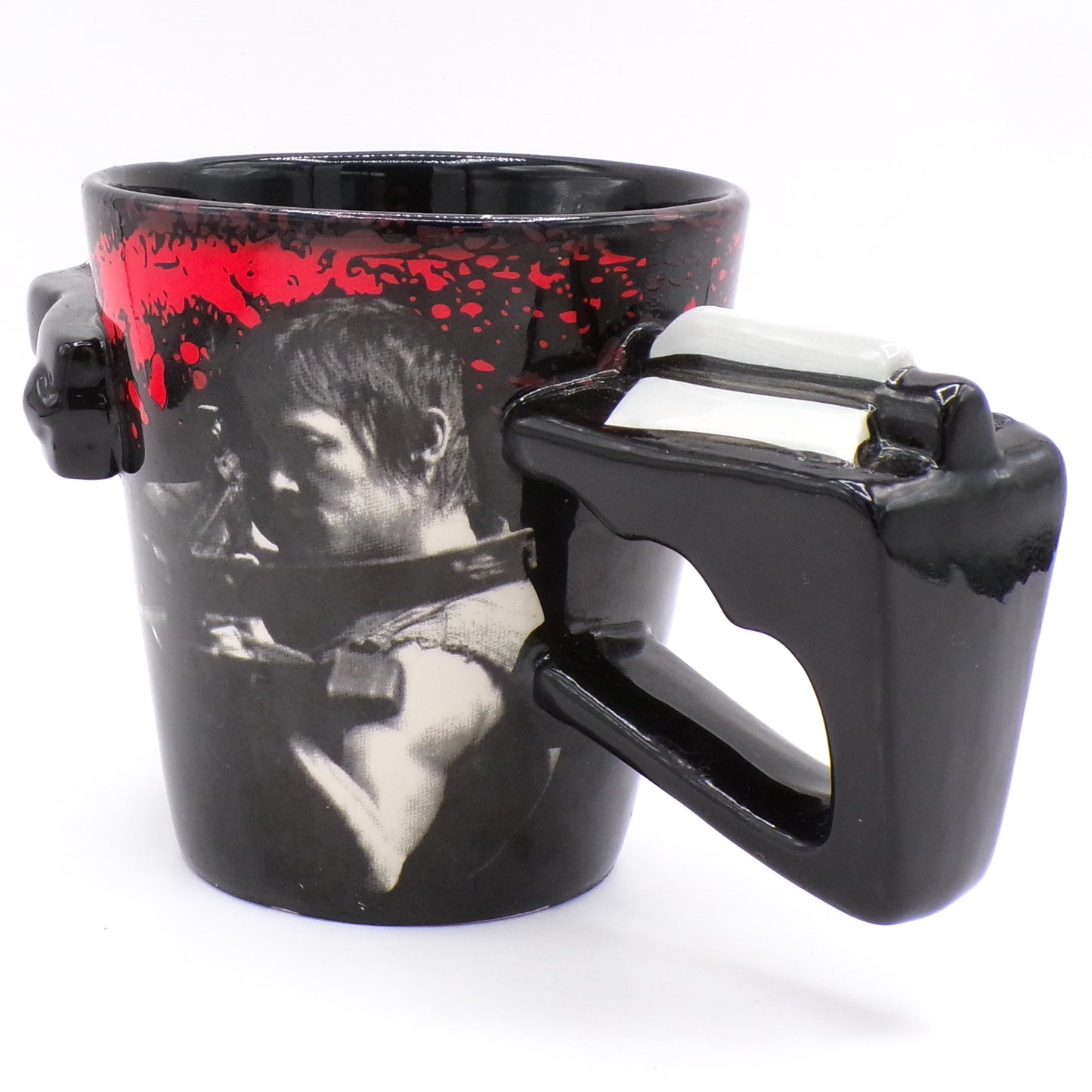 2013 The Walking Dead Daryl Dixon Crossbow Handle Coffee Mug Cup AMC