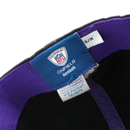 Reebok On-Field Minnesota Vikings NFL Equipment Fitted S/M Baseball Hat New